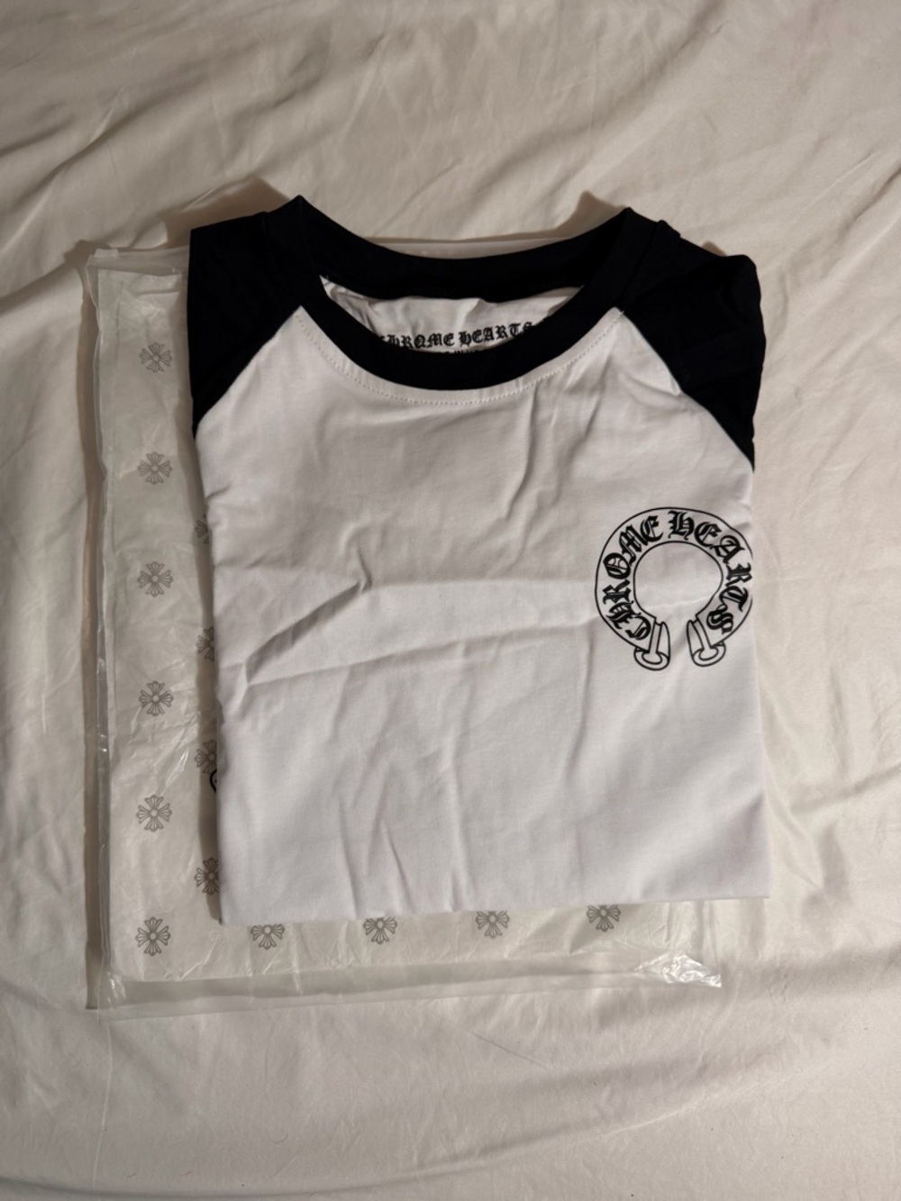 CHROME HEARTS DAGGER BASEBALL LONG SLEEVE T-SHIRT